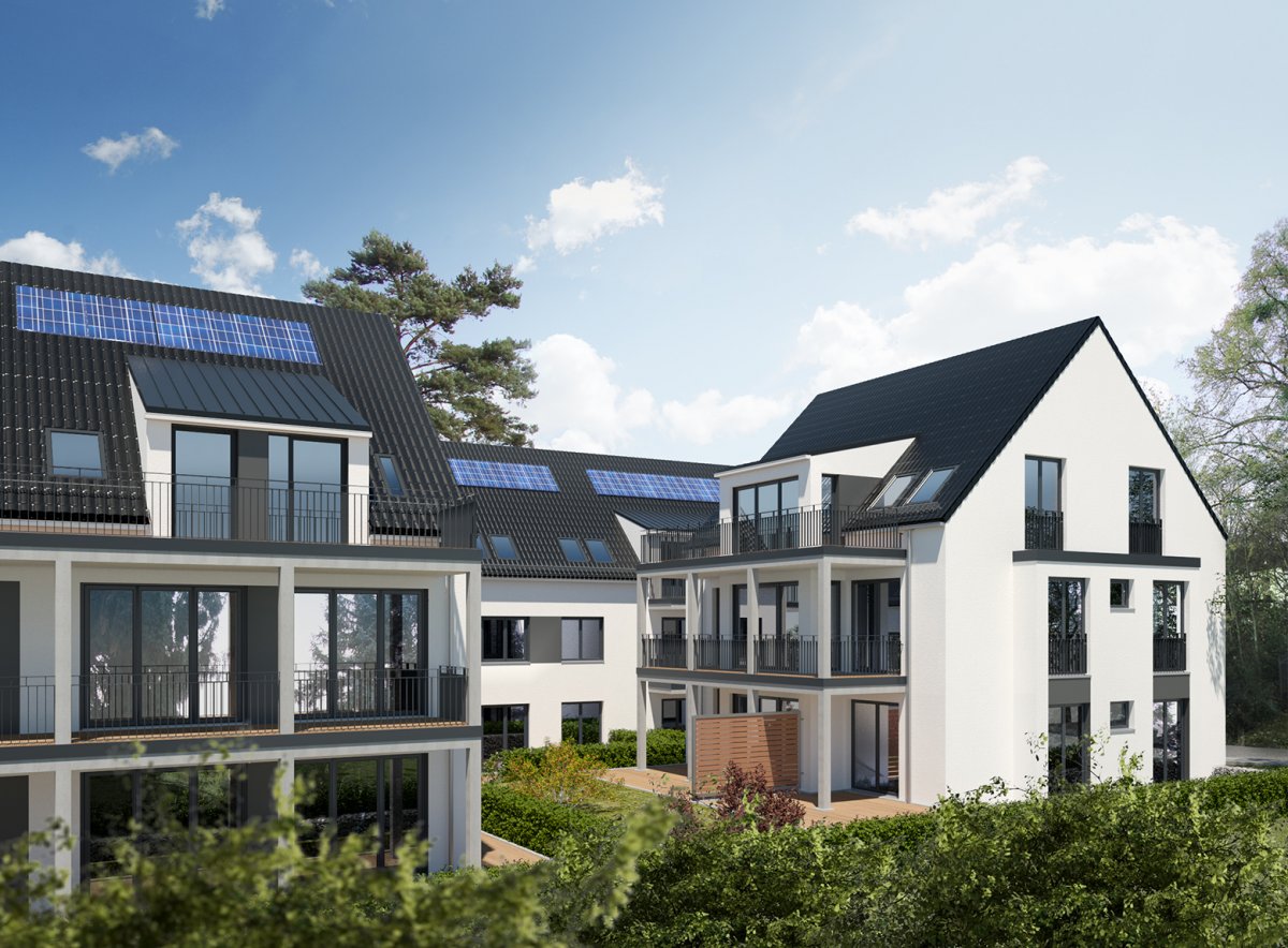 Wohnen am Sonnenhang - Neubauwohnungen in Wiesbaden mit Garten