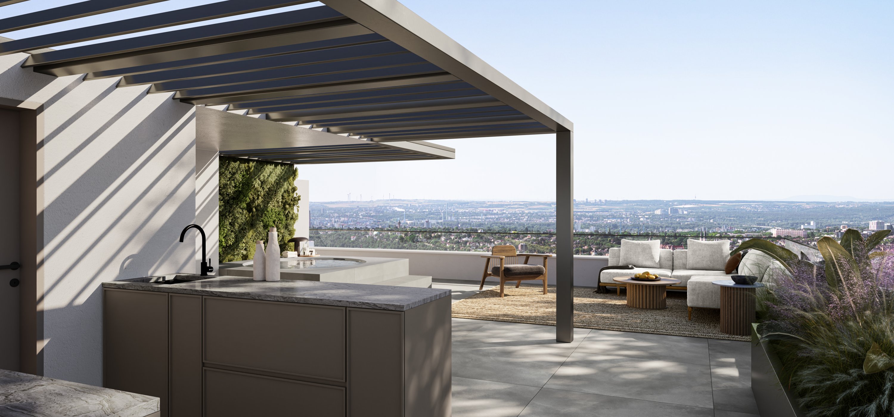 Dachterrasse Tag